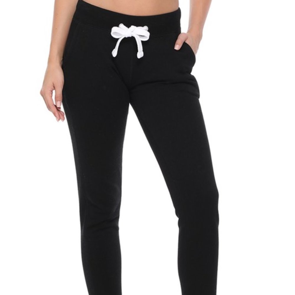 Black jogger sweatpants